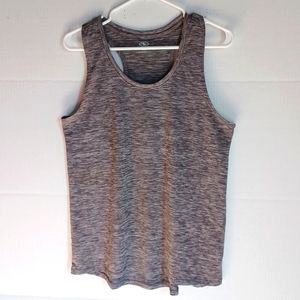 Athletic Work Womens Medium Sleeveless  Gray Top